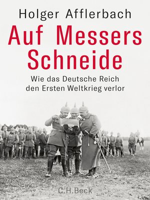 cover image of Auf Messers Schneide